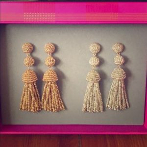 NWT Baublebar Set of Tassel Earrings